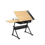 Drafting Table Tilting Painting Desk with Storage Sturdy for Architects,