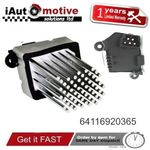 BMW E46 E39 X3 X5 HEATER BLOWER RESISTOR FINAL STAGE HEDGEHOG 64116920365