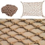 Hemp Rope Net Heavy Duty Climbing Net for Kids Outdoor Balcony Safety Net