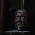 Antique early 16th century German carved wood grotesque, gothic, treen unusual
