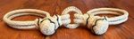 ORNATE Braided Rawhide HOBBLES By Steve Guitron of California Cowboy Vaquero