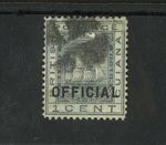 M5755 British Guiana/Guyana 1877 SGO6 - 1c slate.