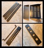 Lot of 8x 19” Network Rack Accs - Pulse 2U Shelf, 3x Ad-Tek Vent, Cable Holder