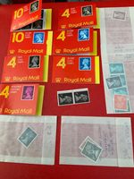 GB QEII & QV Stamp Booklets  first & second  x 7  plus 1988 spairs , all full