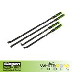 Siegen Pry Bar Set 4pc Heavy-Duty with Hammer Cap Sealey Garage Workshop