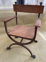 Child’s Curule Style Chair Vintage Lion Feet