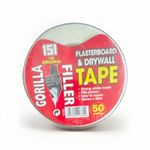 Gorilla Plasterboard Tape 50mm x 50m White Mesh Strong Crack Resistant