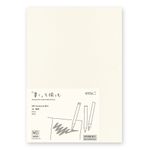 A5 MD NOTEBOOK THICK BLANK STITCHED -MADE IN JAPAN, JOURNAL, DIARY, SKETCHBOOK