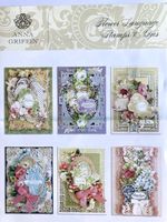 Anna Griffin Flower Language Stamps & Dies – 20‑Piece Collection - New