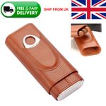 Galiner PU Leather Cigar Case Holders Travel Cigar Cutter Set Luxury W/Gift Box