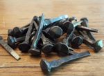 50 X  STEEL  ROSEHEAD BLACK NAILS ROSE HEAD 35mm / 1 3/8"