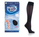 Flight Sock 40 Denier Ladies Travel DVT Compression Socks 4-7 Uk 37-40 Eur Black