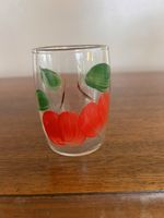 Vintage Bartlett Collins Hand Painted Fruit Juice Pitcher with 4 Glasses Gay Fad