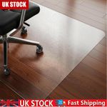 120X100cm Office Chair Mat for Floor Non-slip PVC Floor Protector Chair Mat UK