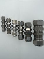 Stainless 316L Metric Compression Bulkhead Fitting