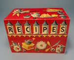 Vintage Kitsch Red Stylecraft Recipe Box 