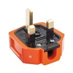 Status 13 Amp Orange Rubber Plug