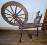 1940’s Ashford Elizabeth Home Craft Spinning Wheel With Double Drive Flyer