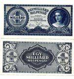Hungary 1,000,000,000,000,000 P-131 1946 x 1 UNC 1 Milliard PENGO Hungarian NOTE
