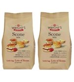 Wrights Scone Mix 1kg (2x500g) Easy Baking Mix For Light Crumbly British Scones