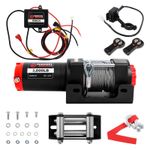 12V Electric Winch 3000LB (1360kg) – Heavy Duty Recovery Winch with Wireless R
