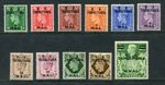 BOIC Tripolitania 1950 BA short set of 11 to 60l on 2/6d SG T14-T24 MLH (R538)