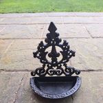 Original Vintage Cast Iron Bird Bath/ Feeder Garden Decor