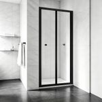 Wet Room 690/750/790/850/890mm Bi Fold Shower Door Enclosure Tempered Glass