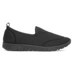 Lilley Womens Shoes Black Adults Ladies Flat Slip On Casual Cushioned SIZE