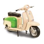 Scooter Diecast Model Motorcycle Cream Colour Metal