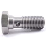 M10x1.5 10mm METRIC STAINLESS STEEL BANJO BOLT 24mm Long Brake Hose Fitting Eye
