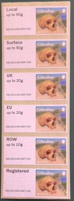POST & GO - GIBRALTAR - GI04 - COLLECTOR SET - EUROPA - 2025 (SKULL DISCOVERY)