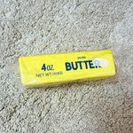 Yellow Butter Stick Foam Squeezable Stress Reliever 4 oz