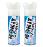 12 Litres of ROKiT Oxygen (2 x 6 litre cans) - 99% Pure Oxygen Can sports health