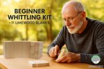 Lime Wood Hand Carving Blanks Blocks 11 Piece  Basswood Linden Two sizes Gift
