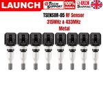 8X LAUNCH TPMS Sensor LTR-05 RF-Sensor  Universal Programmable TPMS Sensor Metal