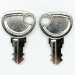 2 x Replacement Sparta Trojan UPVC Window Handle Lock Keys