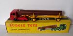 BUDGIE TOYS ARTICULATED HEAVY DUTY TIMBER TRANSPORTER REPAINTED GOOD BOXED