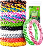 Mosquito Repellent Bracelet 14 Pack,100% Natural Insect Colorful