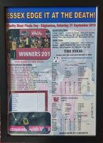 Essex CCC Vitality Blast t20 winners 2019 - framed print