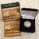 AUSTRALIA 1995 WALTZING MATILDA SILVER PROOF ONE DOLLAR - complete