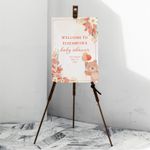 Gender Reveal Welcome Sign Personalised Baby Shower Party Poster A5 A1