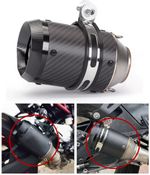 Motorcycle Exhaust Pipe Modified Pipe 51MM Universal Accessories Carbon Fiber