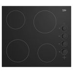 Beko HNBC64102 58cm 4 Burners Ceramic Hob Black FREE POSTAGE 1 YEAR WARRANTY