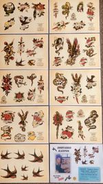 Tattoo Flash Designs For Tattoo Machine. Vintage. Jimmy Of Blackpool