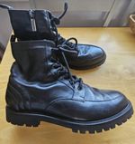 Russell & Bromley 'Brody' Dryleks Boots - UK 11 - Black Leather - RRP £381