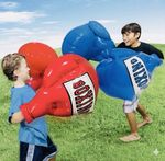 Banzai Mega Inflatable Boxing Gloves Assortment Red & Blue, 25L x 18W x 14H cm
