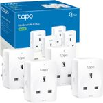 Tapo P100 4-Pack Mini Smart Plug WiFi Plug Works with Alexa & Google, Timer