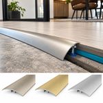 Aluminium Door Threshold Strip 30/40/50mm x 2m – Anodised Push-In Transition Bar