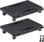 🛠️ 2PC Furniture Moving Dolly 500LB Capacity 16x11" Heavy Duty 4-Wheel Rollers
